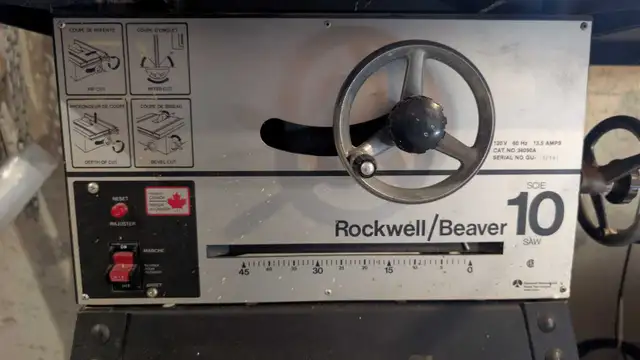 Rockwell Beaver 10in Table Saw in Power Tools in London - Image 4