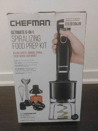 Chefman ultimate 6-IN-1 spiralizing food prep kit