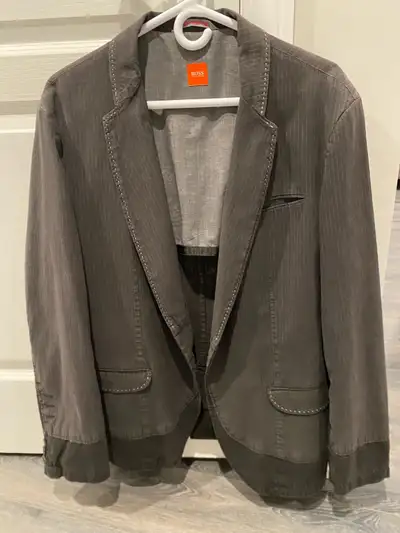 Vintage Hugo Boss  Striped Blazer  Sportcoat Jacket, View more