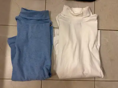Ladies Lands End cotton turtlenecks $15 each Medium, View more