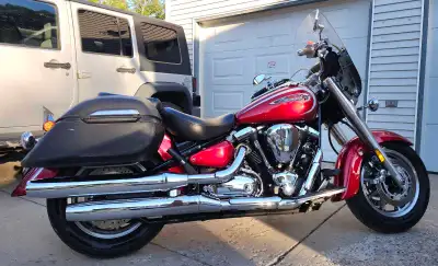 2009 Road Star XV1700a 36800km Active Status Fuel injected Belt driven New Michelin Commander 3 tire...