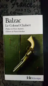 Le Colonel Chabert d'Honoré de Balzac