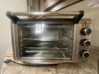 Black+ Decker crisp n bake air fryer toaster oven 