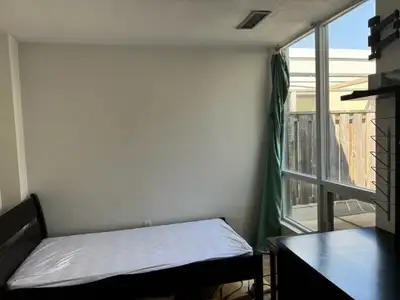 Address: 364 The East Mall, Etobicoke M9B 6C5 Bright and quiet room available now, 2nd floor, four s...
