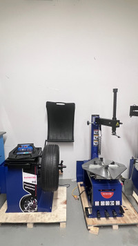 tire changer and wheel balancer combo 