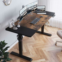 Ergonomic electric height adjustable table AND Gaming Chair