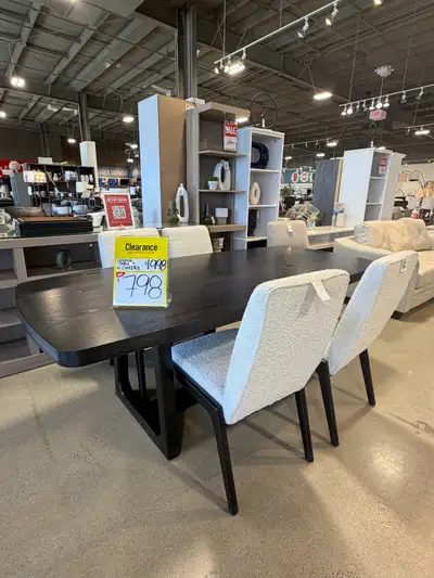 CLEARANCE SALE: 5-piece Dining Set with Table and 4 Chairs, View more