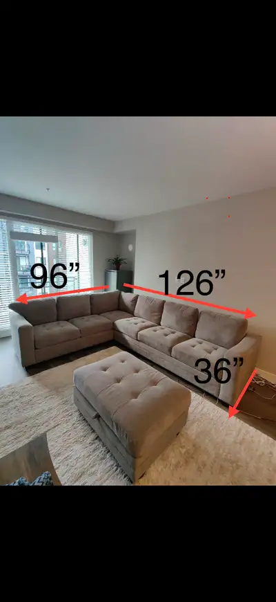 Sectional couch, View more