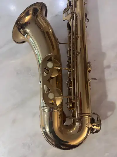 Vintage King 615 Tenor Sax and hard shell case, View more