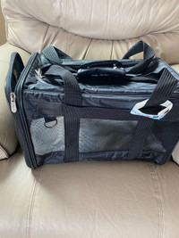 Travel pet carrier bag
