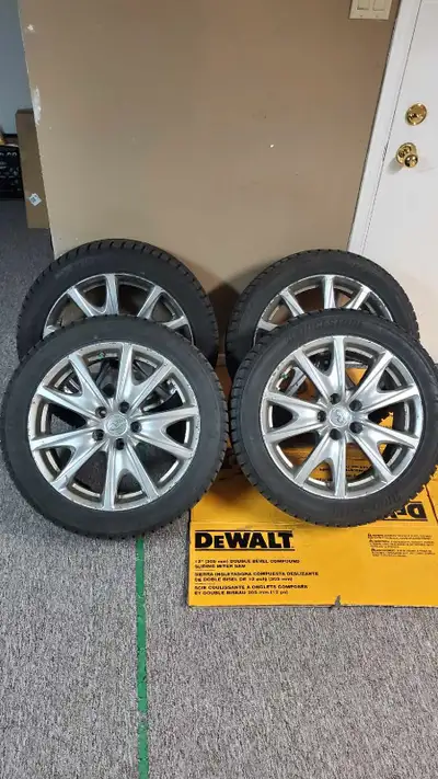 Selling a set of Bridgestone Blizzak 225/50 R18 on Factory Infiniti wheels bolt pattern 5x114. We ha...