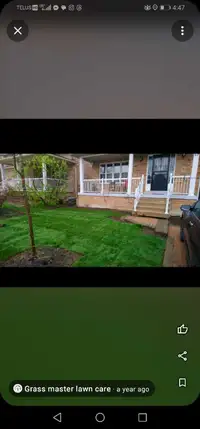 Spring clean up lawn maintenance 