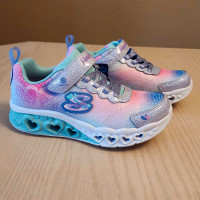 Skechers size 3 girls light-up sneakers 