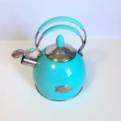 Whistling Tea Kettle Stainless Steel Teapot, Teakettle for Stovetop Induction Stove Top, Fast Boilin...