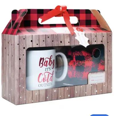 Mug and Plush Socks Gift Set, View more