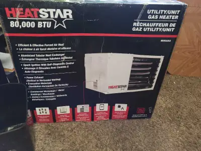 HeatStar Utility Gas Heater 80,000, View more