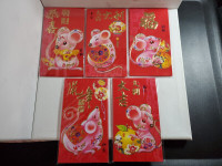 Chinese red envelopes 5 mouse design mouse JmYo 20pcs