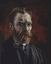 “Vincent with Pipe“