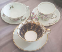 Vintage tea cup sets made in England