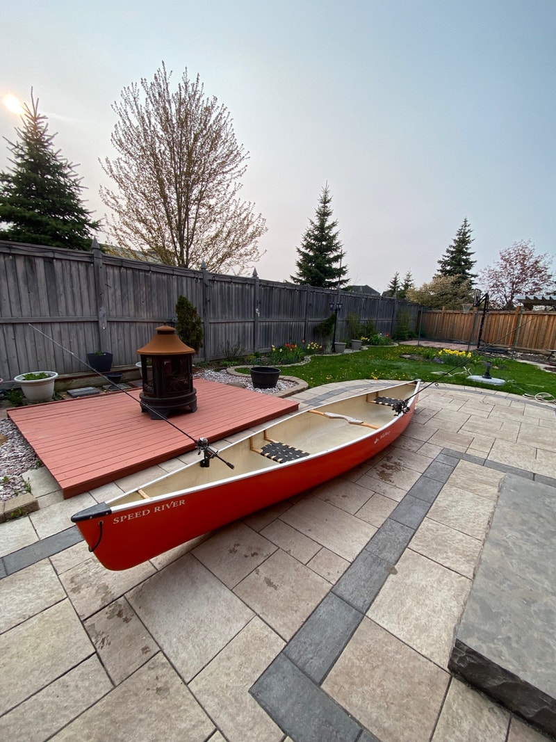 15”11’ Ultralight Tandem Kevlar Canoe 39 Lbs Fishing, Camping