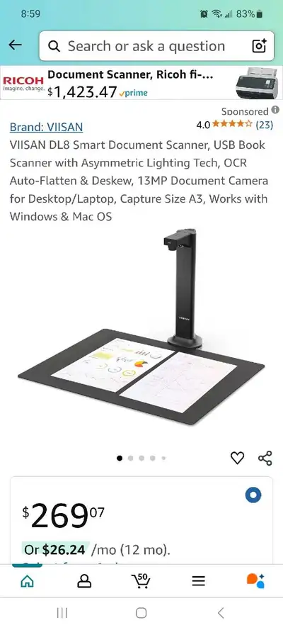 VIISAN DL8 Scanner brand new in box , View more