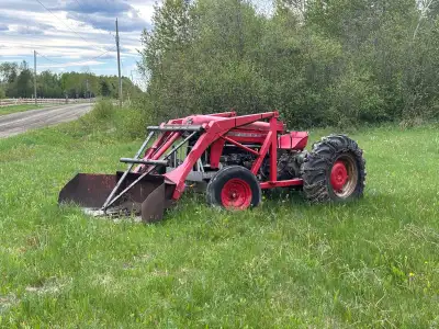 Was running last summer, currently not starting. Not sure why. New hydraulics on one side, comes wit...