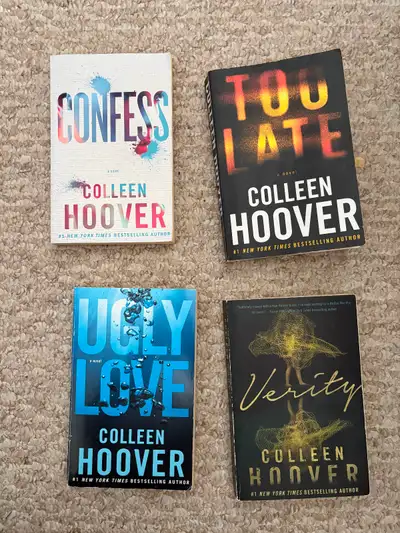 Colleen Hoover novels $10 each, paperback books, View more