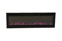 72" Built In Electric Fireplace