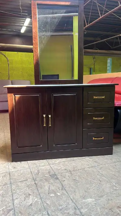New solid wood dresser +mirror+nightstand , View more