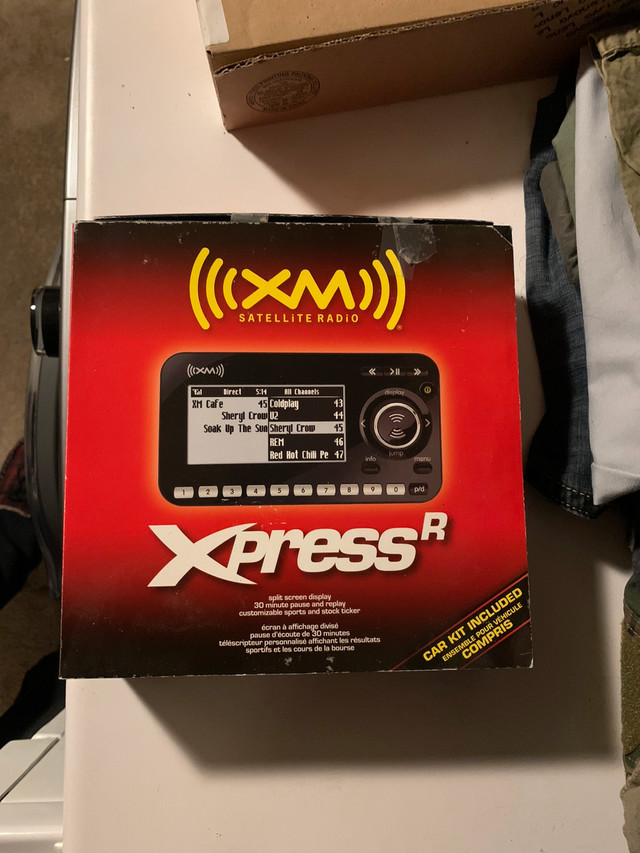 XM XpressR Satellite Radio incl. Car Kit in Stereo Systems & Home Theatre in Kingston