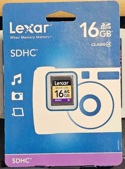 Lexar 16GB SD Card sealed, View more
