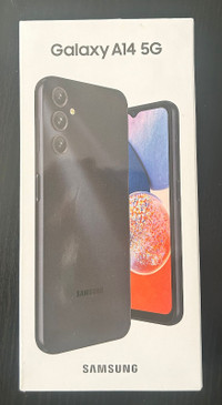 Samsung Galaxy A14 5G - 64GB - Black - BNIB