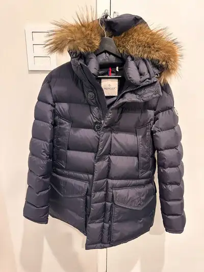 Moncler Clunye Hooded Mid-Length Down Jacket – Black, View more