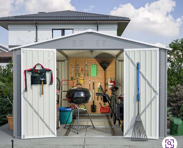 $850 OBO: 10 x 10 Metal Storage Shed in Outdoor Tools & Storage in Kitchener / Waterloo