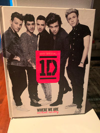 ONE DIRECTION book WHERE WE ARE