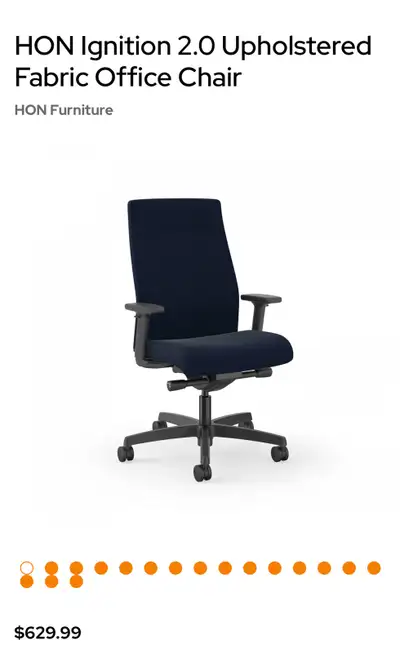 Ergonomic Chair brand new never used ! Value: 629$ +tx Chaise ergonomique neuve jamais utilisé ! Val...