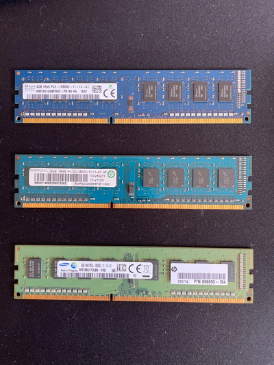 4GB DDR3 PC3-12800U 1600MHz Desktop Memory RAM, View more
