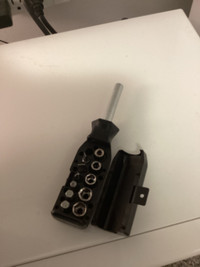 Screwdriver/ socket wrench  combo tool $2.50