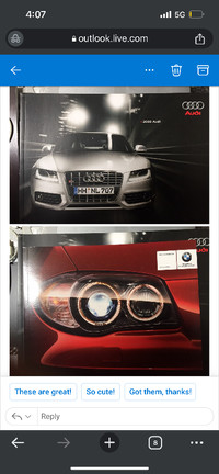 Selling automotive brochures (not available anywhere else)