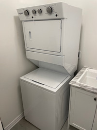 Whirlpool Stacked washer and dryer 