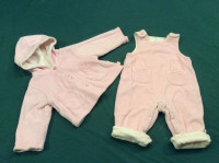 Girls 2 piece outfit, size 3-6 months