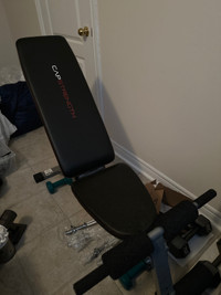 CAP barbell workout bench like new