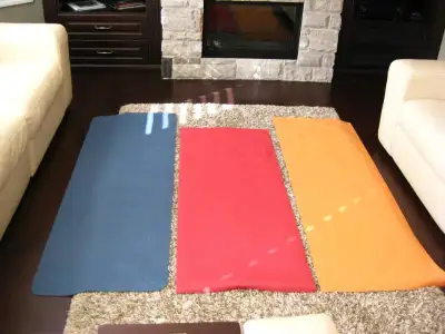 3 Clean Non Slip Yoga Exercise Mats $11 ea but Yellow one is $16, View more