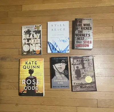 44 Reading Books - All Fiction - soft and hard cover mix, View more