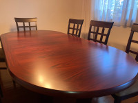 Table à manger bois de rose-danish rosewood dining table