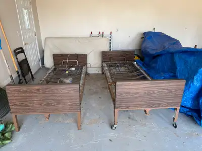 2 Twin Motorized Beds , used condition, both work and can be seen working. No mattresses included. V...