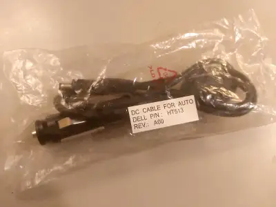 Brand New - Sealed Dell laptops DC Cable for your car Part number HT513 12V 8A Power Supply Cord Bat...