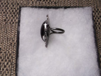 Large Vintage Ring .. Sterling" with a black stone...Other rings