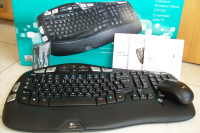 Clavier et souris LOGITECH, sans fil