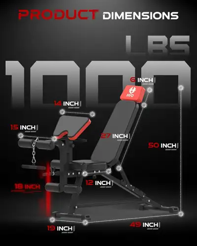 Banc de musculation avec extension de jambe - Bench press, View more